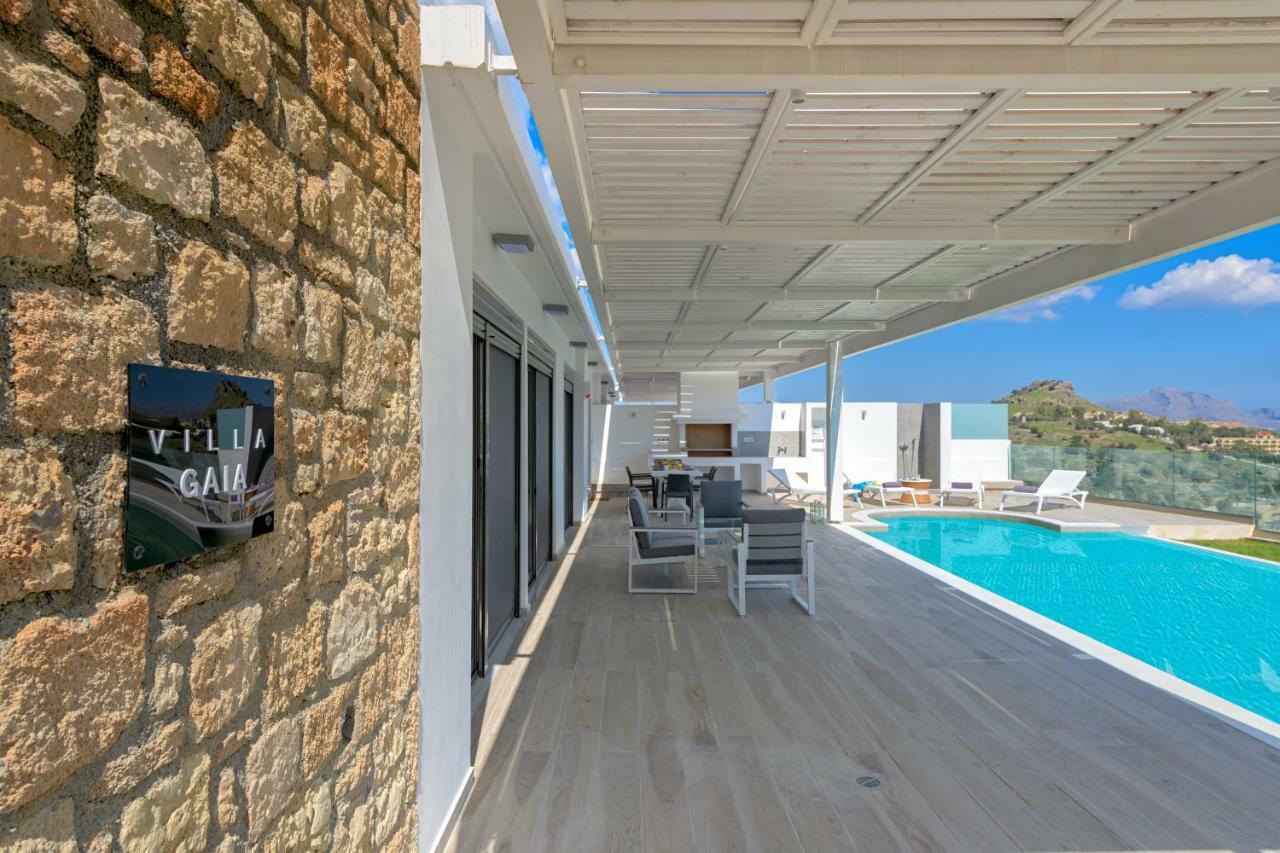 Villa Gaia Líndos Exteriér fotografie